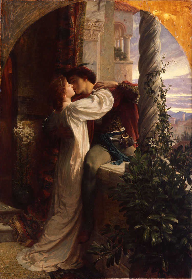 Frank Bernard Dicksee. Romeo and Juliet, 1884. Oil on canvas, 171 x 118 cm. Southampton City Art Gallery.
