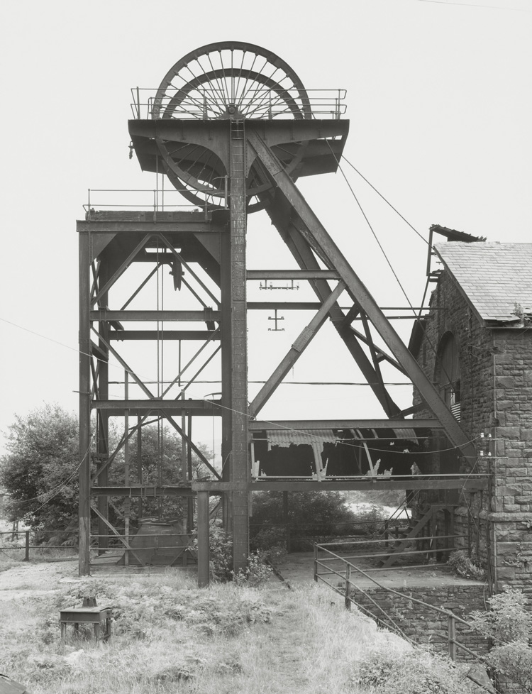 Bernd and Hills Becher. Great Western Colliery, Shaft 2, Pontypridd, South Wales, GB, 1968. © Estate Bernd & Hilla Becher, represented by Max Becher, courtesy Die Photographische Sammlung/SK Stiftung Kultur – Bernd und Hilla Becher Archive, Cologne, 2019.