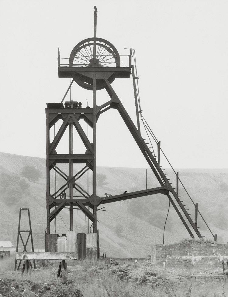 Bernd and Hilla Becher. Blaenserchan Colliery, Pontypool, South Wales, GB, 1966. © Estate Bernd & Hilla Becher, represented by Max Becher, courtesy Die Photographische Sammlung/SK Stiftung Kultur – Bernd und Hilla Becher Archive, Cologne, 2019.