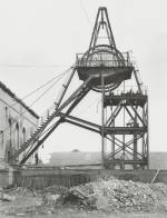 Bernd and Hills Becher. Prince of Wales, Shaft 1, Ebbw Vale, South Wales, GB, 1974. © Estate Bernd & Hilla Becher, represented by Max Becher, courtesy Die Photographische Sammlung/SK Stiftung Kultur – Bernd und Hilla Becher Archive, Cologne, 2019.