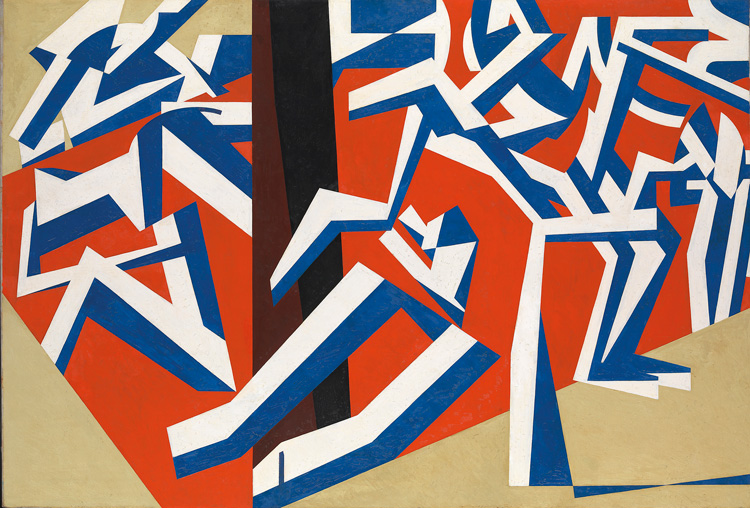 David Bomberg. The Mud Bath, 1914. Oil on canvas, 152.4 × 224.2 cm. Tate, London. Purchased 1964. © Tate.