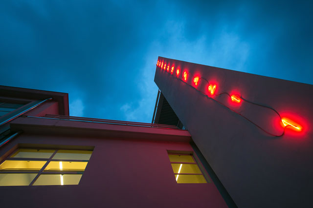 Exterior of Fondazione Merz. Photo: Andrea Guermani. Courtesy Fondazione Merz.