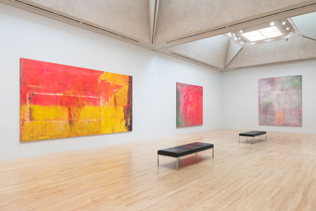 Frank Bowling, installation view, Tate Britain, 31 May – 26 August 2019. Photo: Matt Greenwood, Tate Photography.