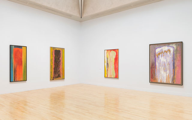 Frank Bowling, installation view, Tate Britain, 31 May – 26 August 2019. Photo: Matt Greenwood, Tate Photography.