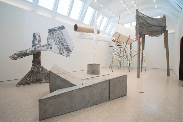 Phyllida Barlow. untitled: postshadow; 2019. Installation view, cul-de-sac, Royal Academy of Arts. Artwork courtesy the artist and Hauser & Wirth. © Phyllida Barlow. Photo: © Royal Academy of Arts, London. Photo: David Parry.