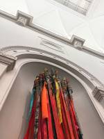 Phyllida Barlow. untitled: stack; 2019. Installation view, cul-de-sac, Royal Academy of Arts. Photo: Veronica Simpson.