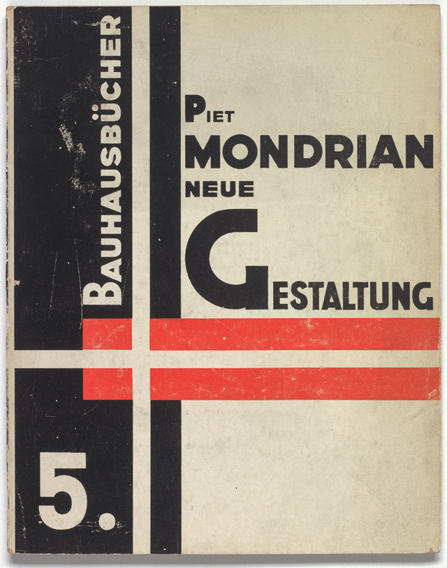 Piet Mondrian, Neue Gestaltung (no. 5 of the Bauhausbücher series), design László Moholy-Nagy, 1925. Private collection, the Netherlands.