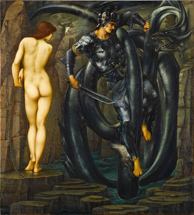 Edward Burne-Jones. The Doom Fulfilled, 1888. Oil on canvas, 155 x 140 cm. Staatsgalerie, Stuttgart.