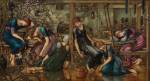 Edward Burne-Jones. The Garden Court, 1874-84. Oil on canvas, 125 x 231 cm. The Faringdon Collection Trust.