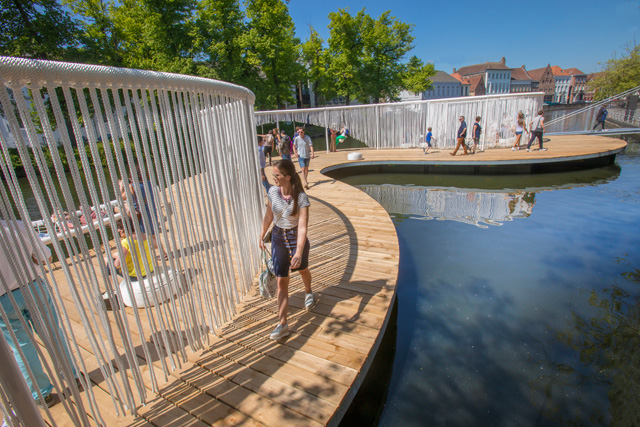 OBBA, The Floating Island, 2018. © VisitBruges | Jan D’hondt.