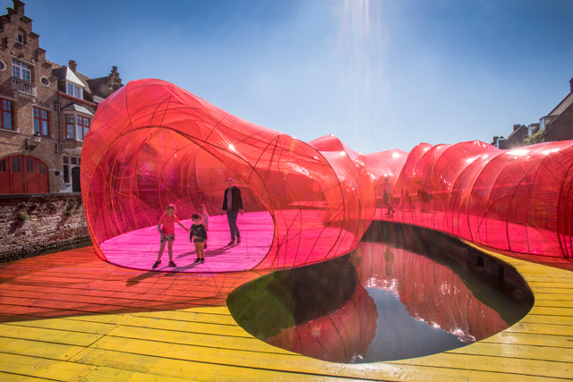 SelgasCano, SelgasCano pavilion, 2018. © VisitBruges | Jan D’hondt.