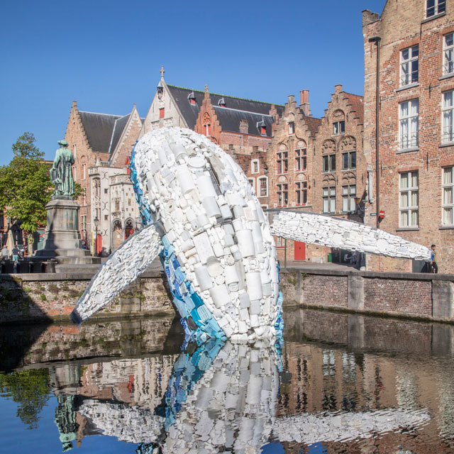 StudioKCA, Skyscraper (the Bruges Whale), 2018. © VisitBruges | Jan D’hondt.