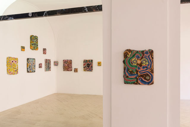 Kerstin Brätsch. _Ruine, installation view at Fondazione Memmo, Rome, 2018. Photograph: Daniele Molajoli.