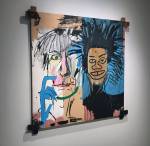 Jean-Michel Basquiat. Dos Cabezas (Two Heads), 1982. Installation view, Basquiat: Boom for Real, Barbican Art Gallery, London, 2017. Photograph: Martin Kennedy.