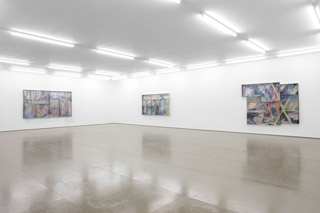 Installation view, Sara Barker, The faces of older images, Mary Mary, Glasgow. Image courtesy the artist; Mary Mary, Glasgow. Photograph: Max Slaven.