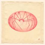 Louise Bourgeois. Spider Woman, 2004. Drypoint on fabric. Sheet: 13 1/2 × 13 5/8 in (34.3 × 34.6 cm). The Museum of Modern Art, New York. Gift of The Easton Foundation. © 2017 The Easton Foundation/Licensed by VAGA, NY.