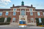 Bethlem Gallery, with cardboard sculpture by Mr X in the foreground, 1 September 2017. Photograph: Ed Watts, courtesy Bethlem Gallery.