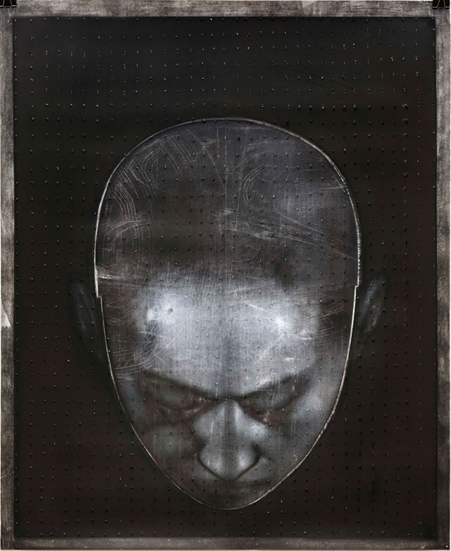 Godwin Bradbeer. Apologia with 1000 Tears, 2000–16. Chinagraph, silver oxide, pastel and synthetic polymer on paper. Collection the artist. Photographer: Tim Gresham.