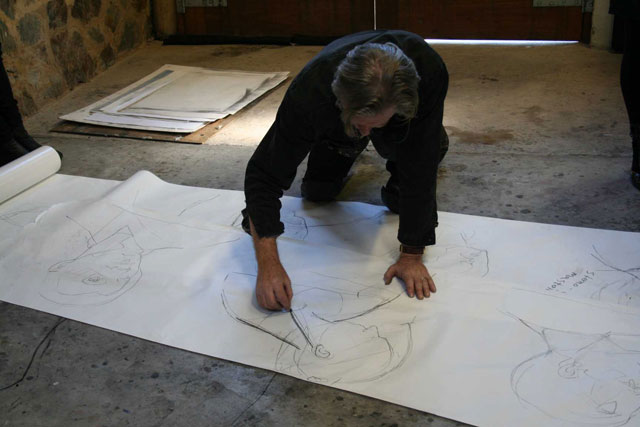 Godwin Bradbeer teaching, 2014. Photograph: Emmy Mavroidis