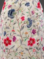 Evening dress, wild silk with embroidery by Lesage, Cristóbal Balenciaga, Paris, 1960-1962. © Victoria and Albert Museum, London.