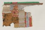 Geta Brătescu. Vestigii (Vestiges), 1978. Textile collage on paper, six pieces. Courtesy Luisa Malzoni Strina Collection.