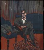 Francis Bacon. Seated Figure, 1961. Oil paint on canvas, 165.1 x 142.2 cm. © The Estate of Francis Bacon. Image courtesy Tate.