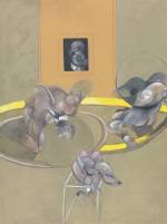 Francis Bacon. Three Figures and Portrait, 1975. Oil paint and pastel on canvas, 198.1 x 147.3 cm. © The Estate of Francis Bacon. All rights reserved. DACS 2016. Image courtesy Tate.
