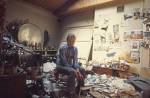 Francis Bacon in his studio in London in 1974. Photograph: Michael Holtz/Photo12.