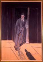 <i>Portrait of Lucian Freud</i>, 1951. Oil on canvas, 198 x 137 cm. The 
        Whitworth Art Gallery, The University of Manchester © The Estate 
        of Francis Bacon / DACS, London, 2005