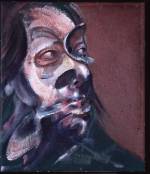 <i>Study of Isabel Rawsthorne</i>, 1966. Oil on canvas 35.5 x 30.5 cm. 
        Musée national d'Art moderne, Centre Georges Pompidou, Paris © 
        The Estate of Francis Bacon / DACS, London, 2005