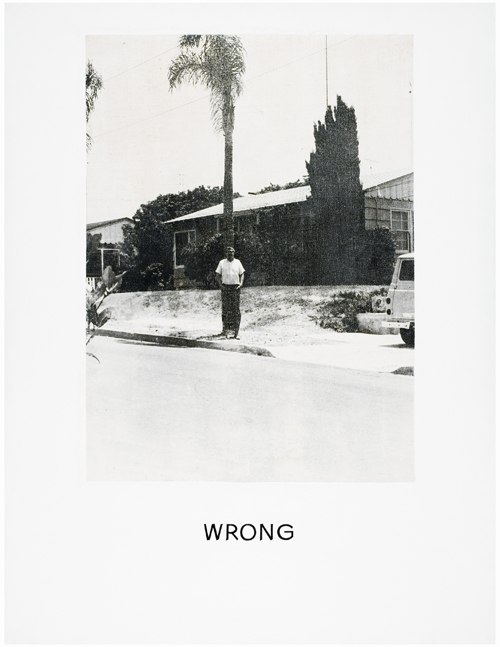 John Baldessari. <em>Wrong</em>, 1966