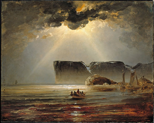 Peder Balke. North Cape, 1840s. Oil on cardboard, 67.5 × 84 cm. The National Museum of Art, Architecture and Design, Oslo. © The National Museum of Art, Architecture and Design, Oslo. Photograph: Jacques Lathion.