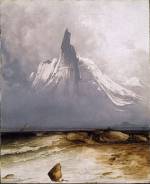 Peder Balke. Mount Stetind in Fog, 1864. Oil on canvas, 71 × 58 cm. The National Museum of Art, Architecture and Design, Oslo. © The National Museum of Art, Architecture and Design, Oslo. Photograph: Jacques Lathion.