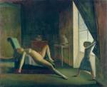 Balthus. La Chambre, 1952-1954. Oil on canvas, 270.5 x 335 cm. Private collection © Balthus © MONDADORI PORTFOLIO/Bridgeman Images.