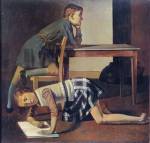 Balthus. Les Enfants Blanchard, 1937. Oil on canvas, 125 x 130 cm. Musée national Picasso, © Balthus © MONDADORI PORTFOLIO/Leemage/Paris, Musée Picasso/Photograph: Josse.