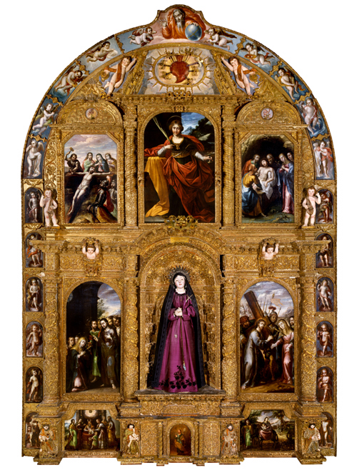 Altarpiece of the Virgin of Sorrows Mexico, c. 1690. © Fundacion Televisa, Mexico