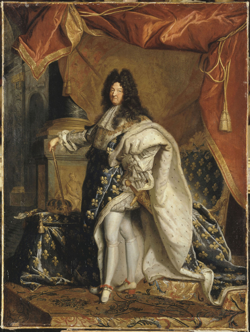 Portrait of Louis XIV, After Hyacinthe Rigaud, Paris, about 1701. © RMN/Gérard Blot