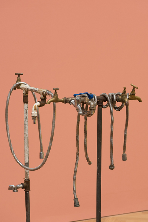 Yto Barrada. Plumber Assemblage, 2015, mixed media, unique. Photograph: © Yto Barrada, Courtesy Pace London.