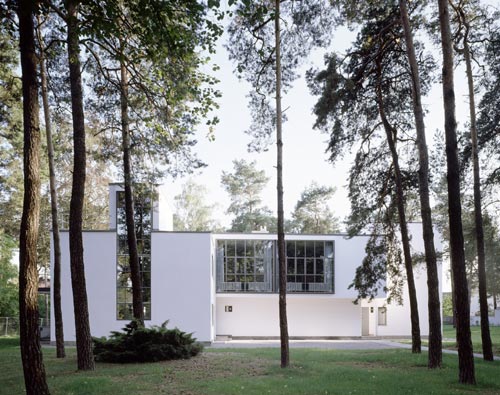 House Klee/Kandinsky in Dessau, 1925. Architect: Walter Gropius. Photograph: Hans Engels