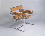 Marcel Breuer. Tubular steel armchair. Bauhaus-Archiv Berlin. Photograph: Fotostudio Bartsch