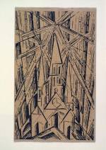 Lyonel Feininger. <em>Kathedrale (Cathedral). </em>Bauhaus-Archiv Berlin. Photograph: Atelier Schneider