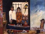 John Bellany. <em>The Bellany Family</em> 1968. 183 x 244 cm, oil on board. Perth & Kinross District Council, Museum and Art Gallery Department, Scotland.