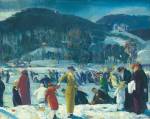 George Bellows. Love of Winter, 1914. Oil on canvas, 82.6 x 102.9 cm. The Art Institute of Chicago, Friends of American Art Collection. Photography © The Art Institute of Chicago.