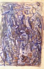 Mark Tobey. <em>The Last Supper</em>, 1945. Courtesy of the Metropolitan Museum of Art