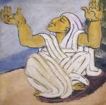 Ben-Zion. <em>Deborah the Prophetess</em>, 1970. Oil on Canvas, Collection of Lillian Ben-Zion, NYC