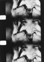 Bruce Nauman, Pulling Mouth, 1969. 16 mm black and white cinematographic film, silent. Length: 9'. © Centre Pompidou, MNAM, dist.RMN © Adagp, Paris, 2005