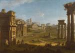 Antonio Joli (1700-1777). Campo Vaccino. Oil on canvas, 120 x 170 cm. Courtesy Rosenfeld Porcini.