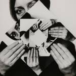 Dóra Maurer. Seven Rotations 1-6, 1979. Six silver gelatin prints, 20 x 20 cm each. Collection of Zsolt Somlói and Katalin Spengler.