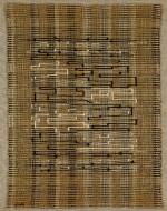 Annie Albers. Black-White-Gold I 1950. Pictorial weaving, 80 x 62.5 cm. Collection the Josef and Annie Albers Foundation. Photo Tim Nighswander.