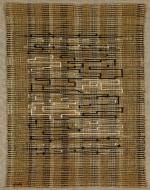 Annie Albers. Black-White-Gold I 1950. Pictorial weaving, 80 x 62.5 cm. Collection the Josef and Annie Albers Foundation. Photo Tim Nighswander.